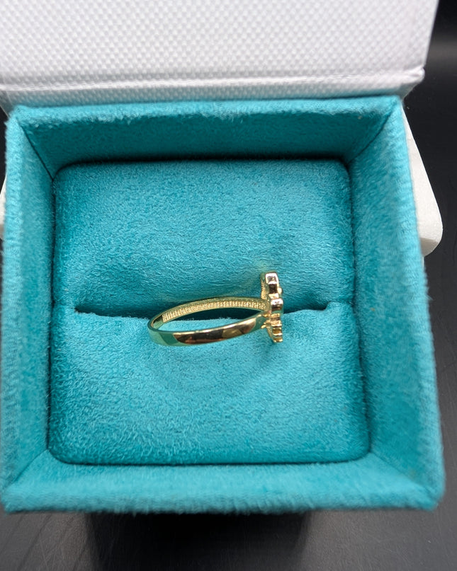 14K Gold Small Hello Kitty Ring