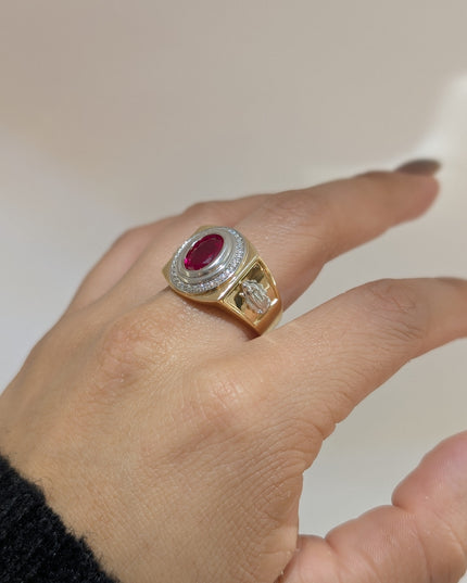 14k GOLD MEN'S RING