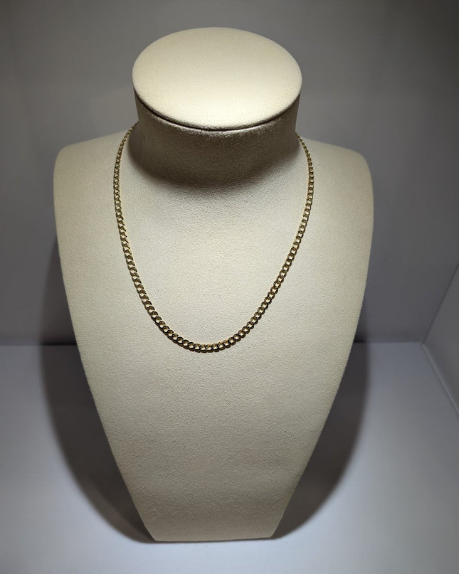 14K Gold Classic Curbed Chain 5mm
