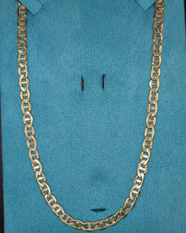 14K Gold Anchor Link Chain 5.5mm