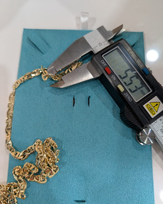 14K Gold Anchor Link Chain 5.5mm