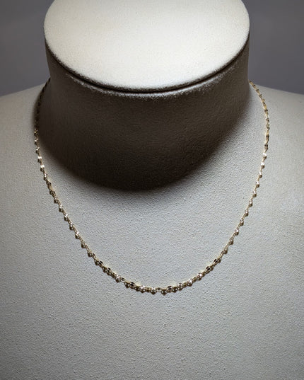 14K Gold Stylish Starburst Necklace