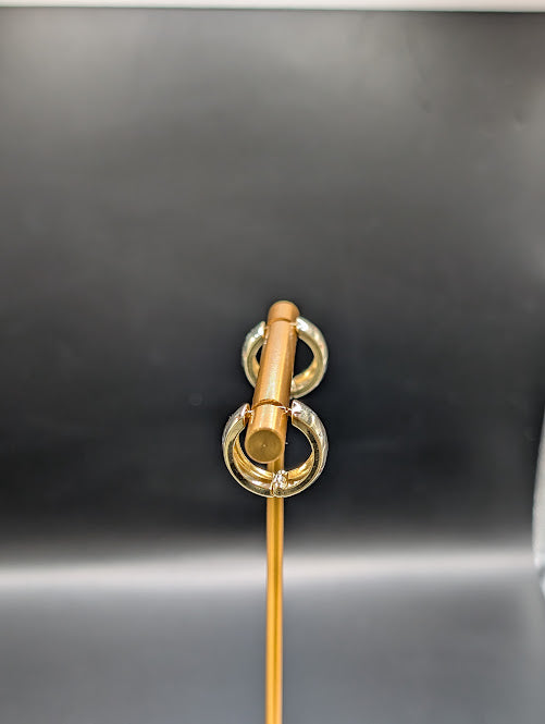 14K Gold Huggies Hoop Earrings