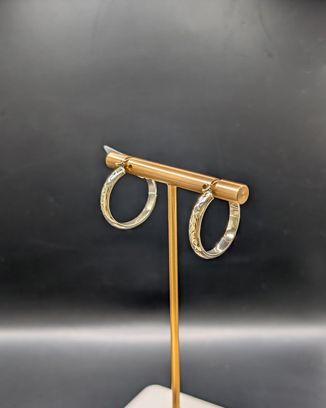 14K Gold Small Hoop Earrings