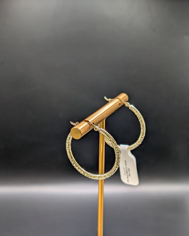 14K Gold Hoop Earrings