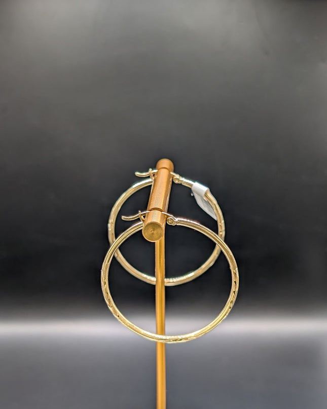 14K Gold Hoop Earrings