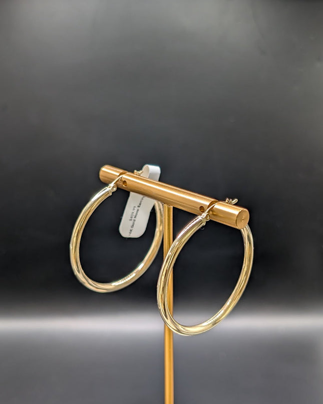 14K Gold Hoop Earrings