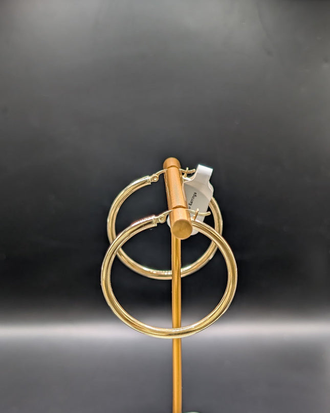 14K Gold Hoop Earrings
