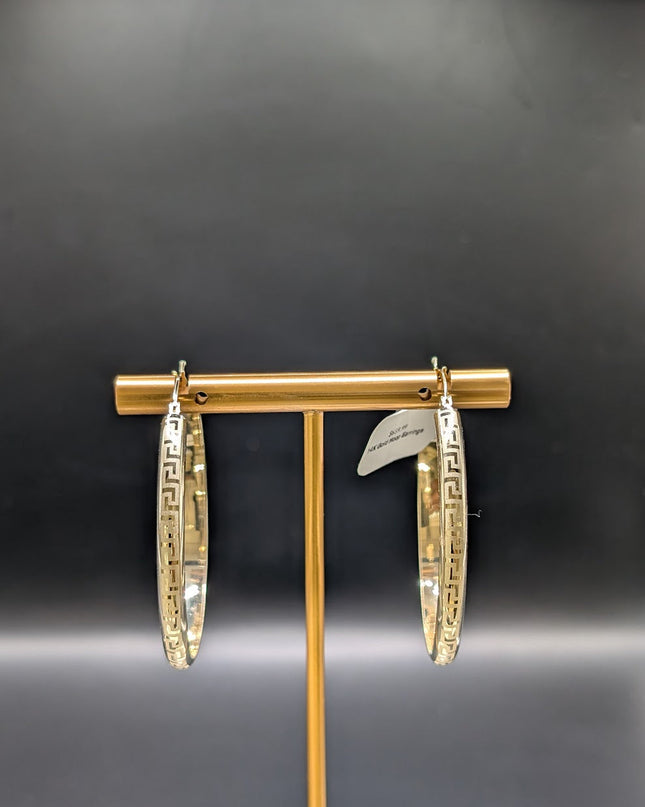 14K Gold Hoop Earrings
