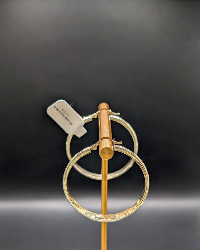 14K Gold Hoop Earrings