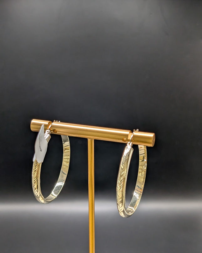 14K Gold Hoop Earrings