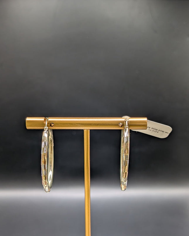 14K Gold Hoop Earrings