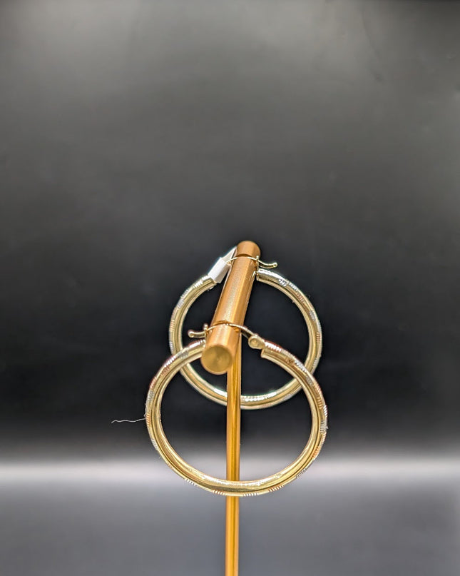 14K Gold Hoop Earrings