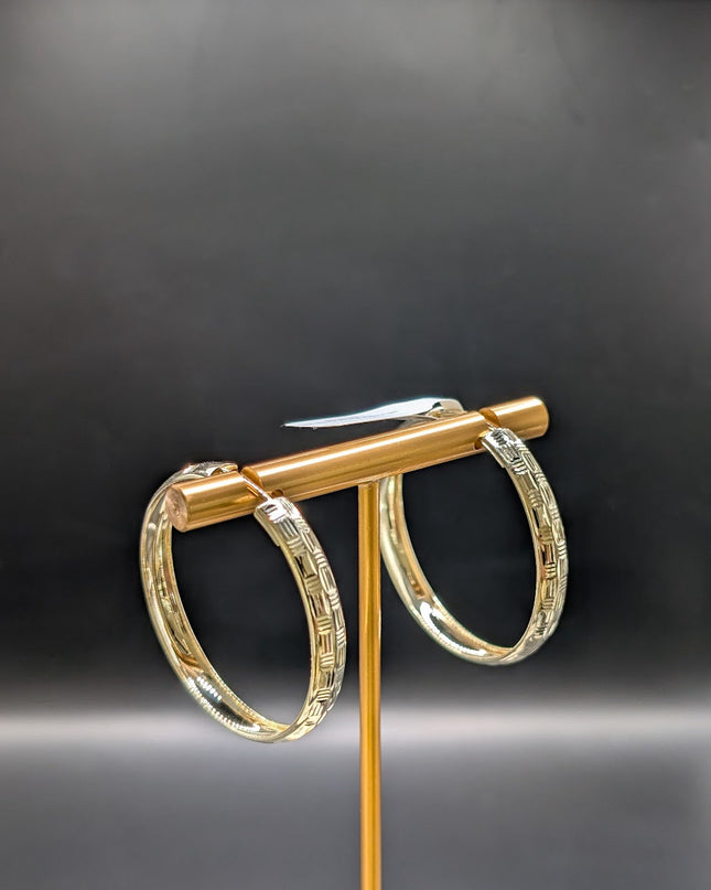 14K Gold Hoop Earrings