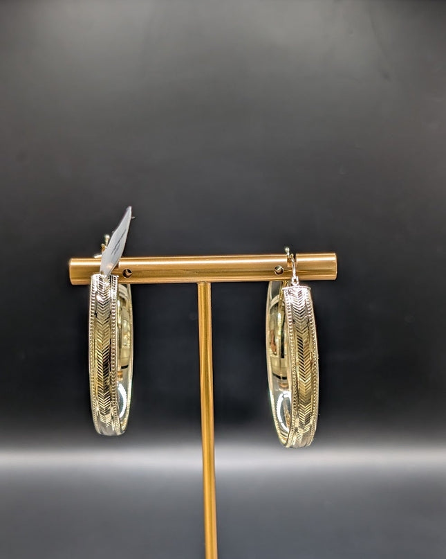 14K Gold Hoop Earrings