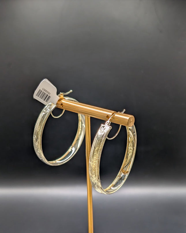 14K Gold Hoop Earrings
