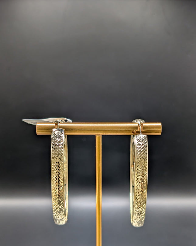 14K Gold Large Hoop Earrings