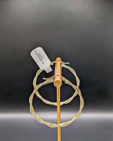 14K Gold Hoop Earrings