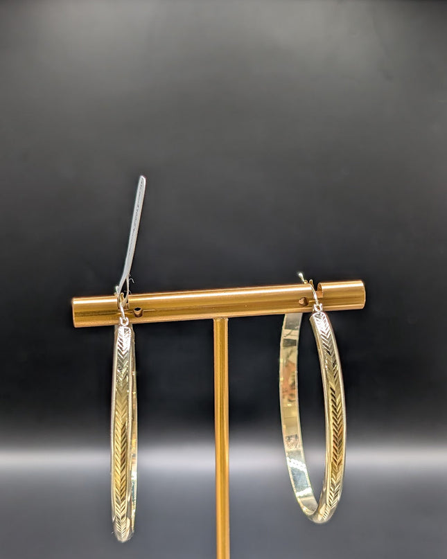 14K Gold Hoop Earrings