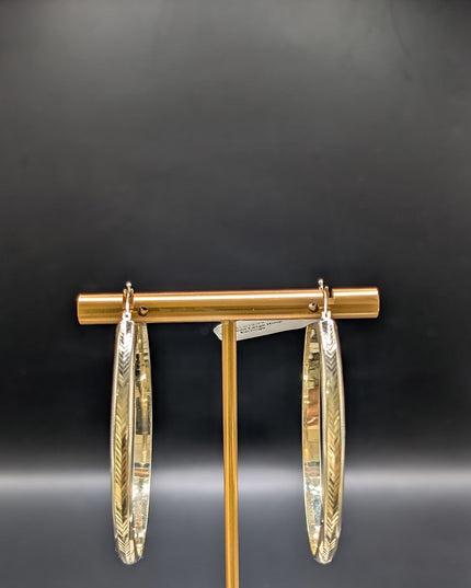 14K Gold Large Hoop Earrings