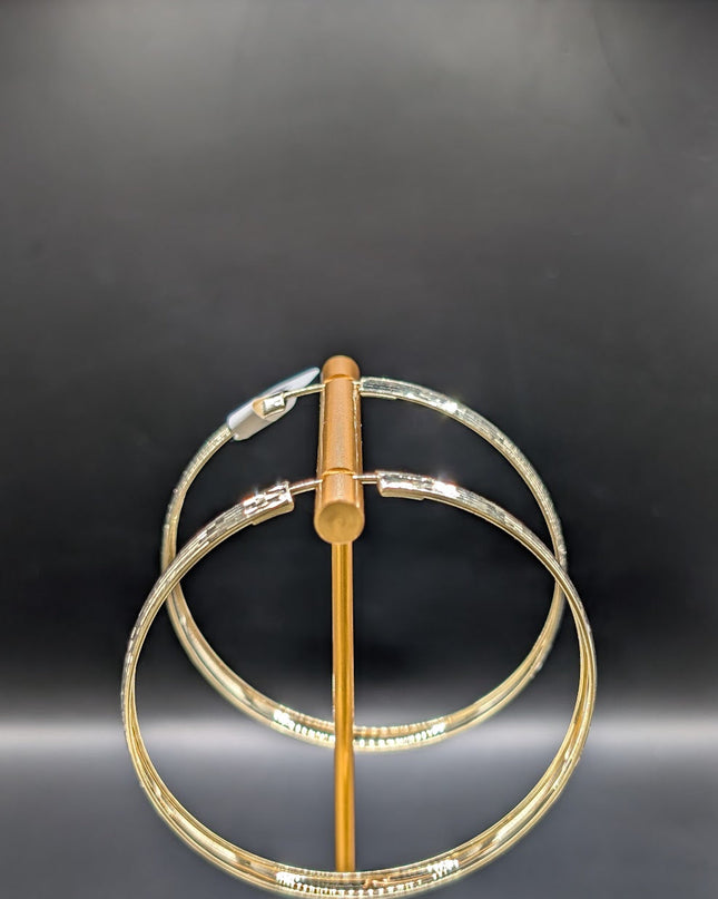 14K Gold Large Hoop Earrings