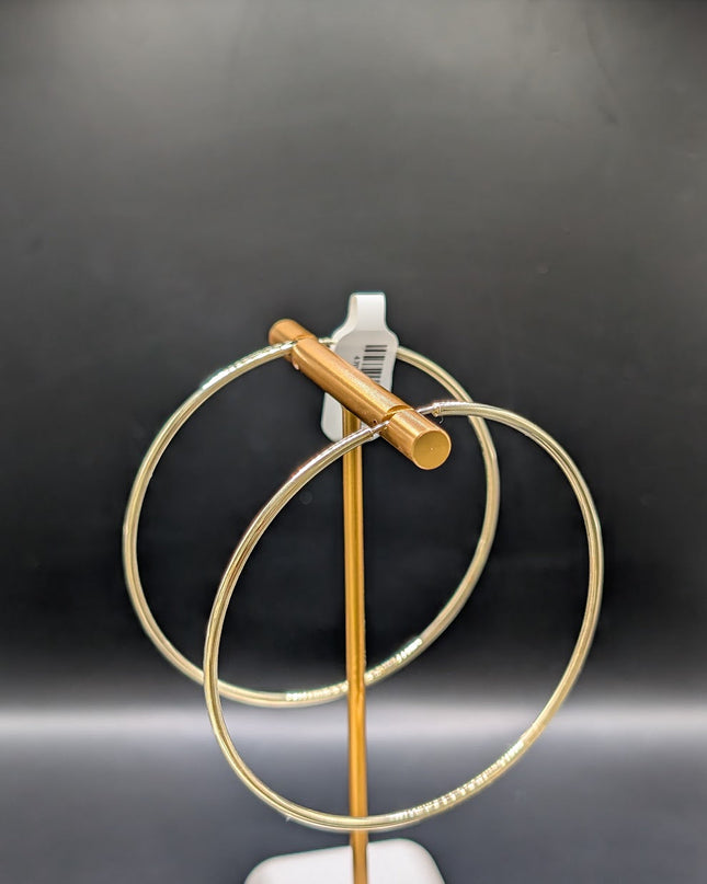14K Gold Extra Large Hoop Earrings