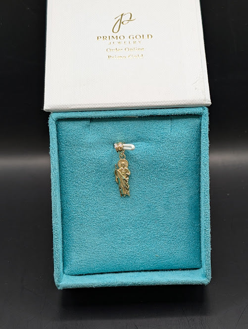 14K Gold Saint Judas Gold Small Pendant