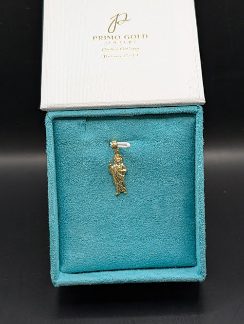 14K Gold Saint Judas Small Pendant