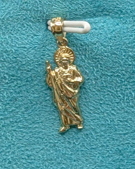 14K Gold Saint Judas Small Pendant