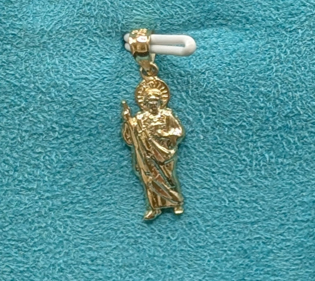 14K Gold Saint Judas Small Pendant