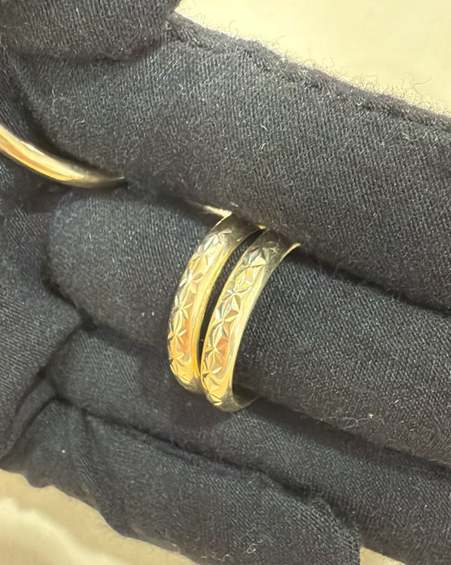 14K Gold Small Hoop Earrings