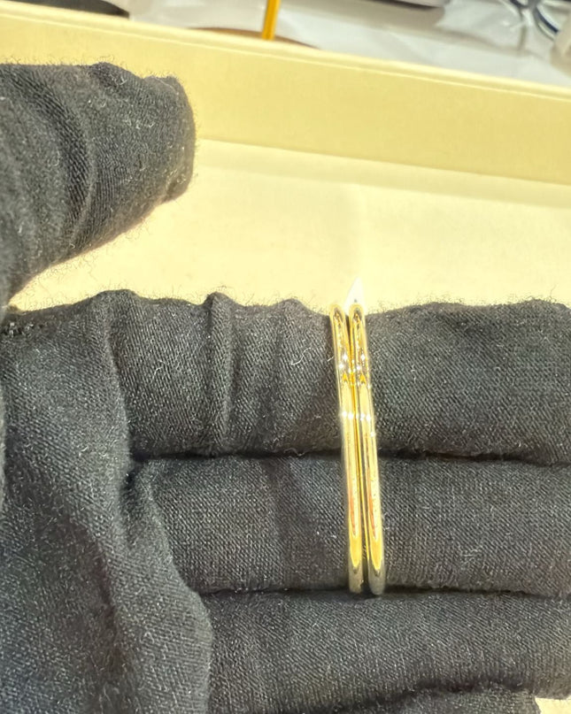 14K Gold Medium Hoop Earrings