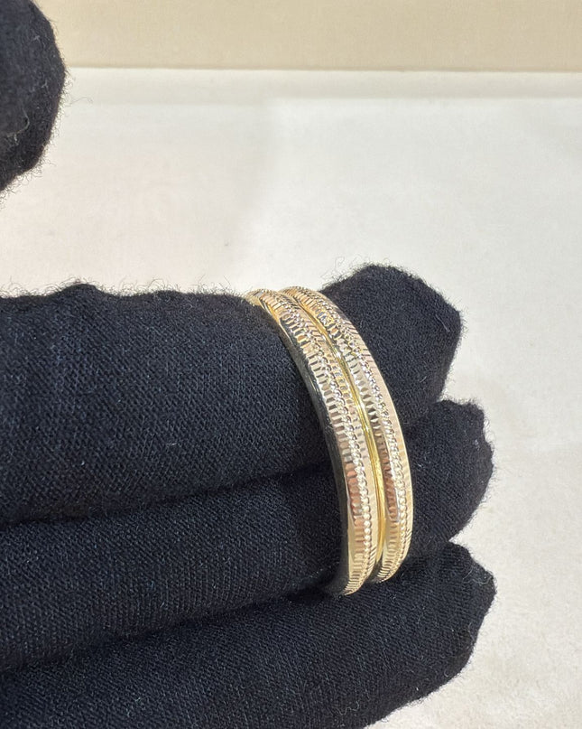 14K Gold Medium Hoop Earrings