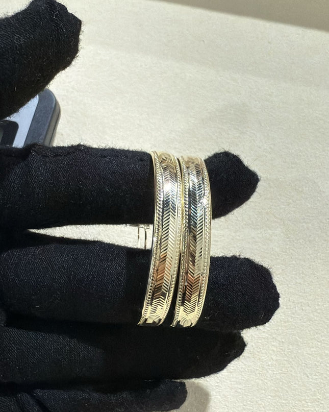 14K Gold Hoop Earrings