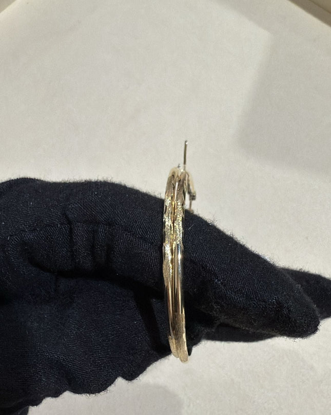14K Gold Hoop Earrings