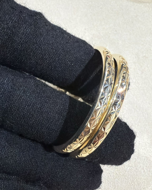 14K Gold Large Hoop Earrings