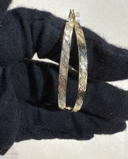 14K Gold Hoop Earrings