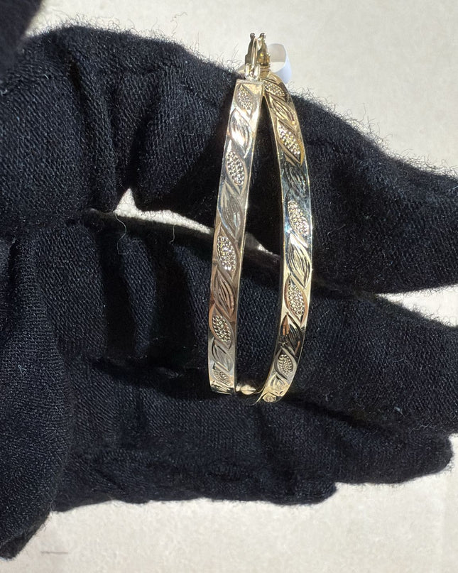 14K Gold Hoop Earrings