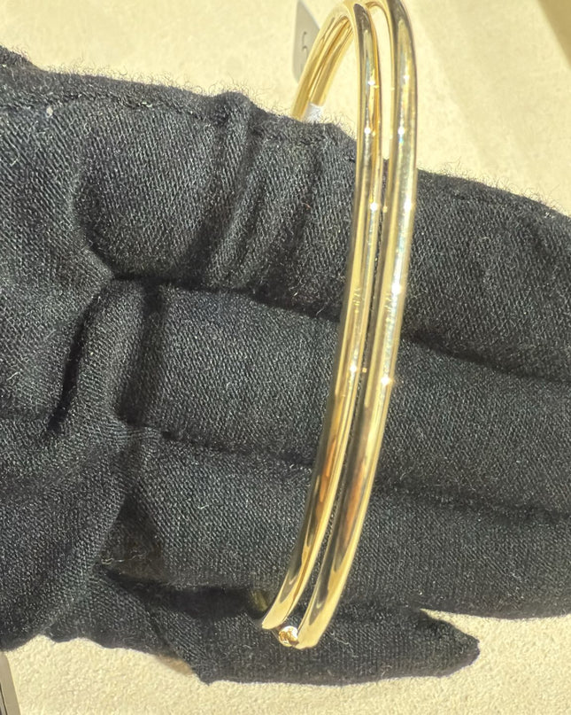 14K Gold Extra Large Hoop Earrings