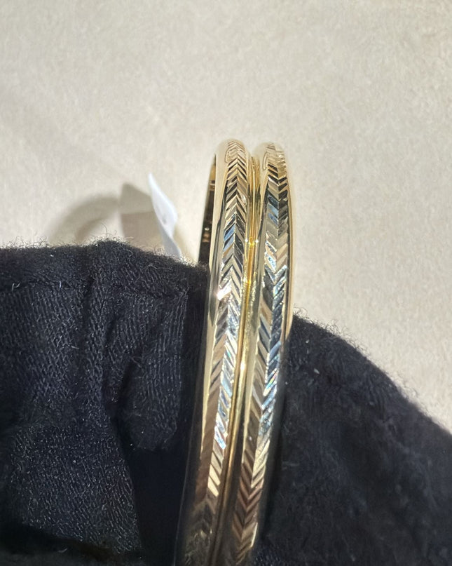 14K Gold Large Hoop Earrings